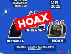 Waspada Penipuan! Konser “JBLMusikFest 2025” di Banda Aceh Dipastikan Hoaks