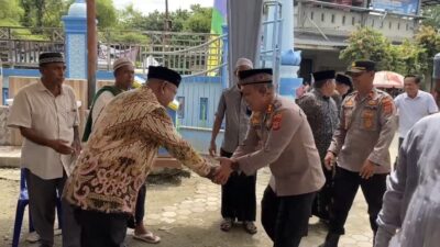 Wakili Kapolda Aceh, Kapolres Aceh Besar Hadiri Haul Ke-1 Waled Seulimeum