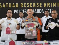 Polisi Tangkap Pembobol Brankas Berisi Emas dan Uang Ratusan Juta di Peukan Bada