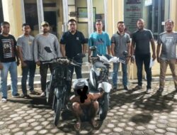 Tim Lebah Polsek Darussalam Tangkap Residivis Curanmor, Dua Motor Diamankan
