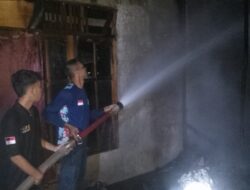 Rumah Semi PermanenTerbakar di Aceh Barat Daya, Satu KK Mengungsi