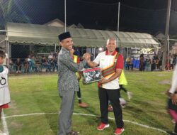 Andalkan Dana Desa, Gampong Lam Rukam Bangun Fasilitas Olahraga Mini Soccer