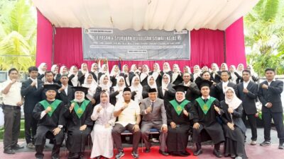 Wabup Nagan Raya Hadiri Acara Pelepasan Siswa-Siswi SMKS Dharma Shalihat