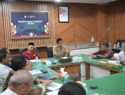 Bahas Persiapan PORA XV Tahun 2026, Plt Sekda Aceh Terima Audiensi Bupati Aceh Jaya