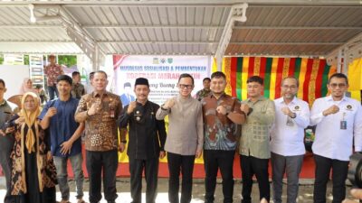 Disambut Wabup Aceh Besar, Wamendagri Bima Arya Hadiri Musdesus di Gampong Bueng Sidom