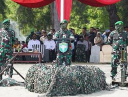 Ribuan Keluarga Hadiri Pengukuhan Prajurit Infanteri di Pantai Ujong Batee