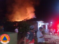 Kebakaran di Aceh Tenggara, Satu orang Meninggal Dunia