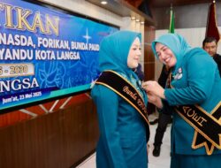 Lantik Ketua TP-PKK Kota Langsa, Marlina Muzakir Tekankan Sinergi dan Peran Strategis Perempuan