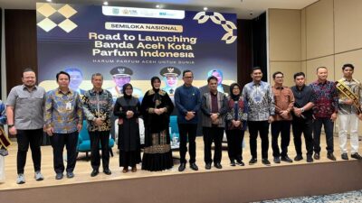 Wamendagri dan Walikota Banda Aceh Hadiri Semiloka “Road to Launching Banda Aceh Kota Parfum Indonesia” di Landmark BSI Aceh