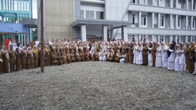 Pimpin Apel di RSUD Sultan Iskandar Muda, Wabup Nagan Raya Tegaskan Pentingnya Pelayanan Humanis