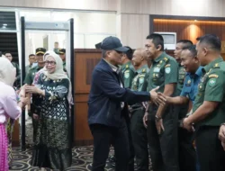 Keluarga Besar Kodam IM Sambut Kepulangan Pangdam dan Ketua Persit KCK Daerah IM dari Ibadah Haji