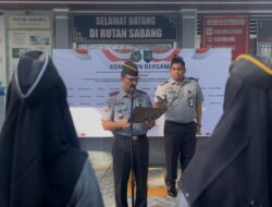 Rutan Kelas IIB Sabang Komit Berantas Penggunaan Narkoba Dan HP