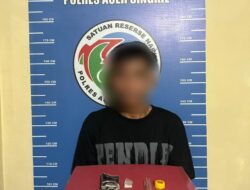 Sat Resnarkoba Polres Aceh Singkil Bekuk Seorang Pria Diduga Penyalahgunaan Narkoba