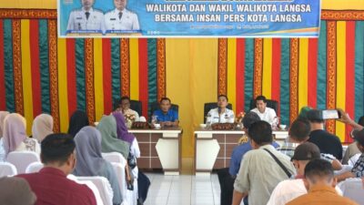 Pemko Langsa Gelar Silaturahmi bersama Insan Pers