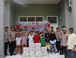 Polres Aceh Besar Salurkan Bantuan Sosial di Panti Asuhan