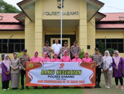 Polres Sabang Gelar Bakti Kesehatan dan Pengobatan Gratis untuk Lansia Kurang Mampu