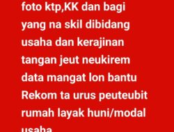 [HOAKS] Penipuan Gunakan Nama Istri Gubernur Aceh Modus Bantuan Rumah dan Modal Usaha