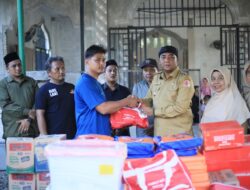 Respons Cepat Wabup Nagan Raya, Kunjungi dan Serahkan Bantuan Korban Kebakaran di Darul Makmur