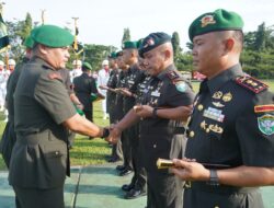 Kolonel Inf Benny Rahadian Pimpin Sertijab Komandan Kodim dan Batalyon di Jajarannya