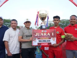 Taklukkan Rufy 91 FC di Final, Mutiara Raya FC Juarai Turnamen Wagub Aceh Cup