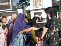 Jum’at berkah, Kodam IM Bagikan 201 Paket Makan Gratis untuk Warga Kota
