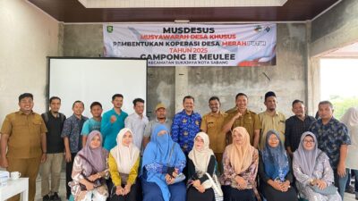 Kopdes Merah Putih Syariah Ie Meulee Sabang Fokus Enam Sektor Utama