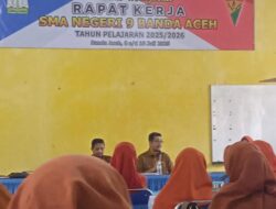 Optimalisasi Program, SMA Negeri 9 Banda Aceh Gelar Rapat Kerja Tahunan
