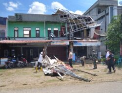Puluhan Prajurit Kodam IM Bantu Tangani Bencana Alam di Aceh Utara