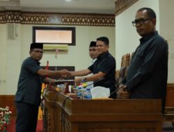 Plt. Sekda Wistha Nowar Hadiri Rapat Paripurna DPRK Aceh Barat, Lima Fraksi Terima LPJ Tahun 2024