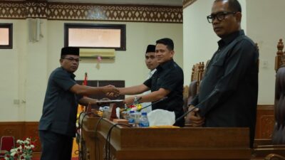 Plt. Sekda Wistha Nowar Hadiri Rapat Paripurna DPRK Aceh Barat, Lima Fraksi Terima LPJ Tahun 2024