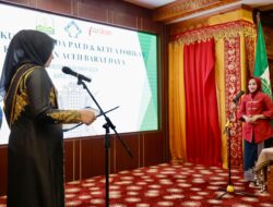 Marlina Muzakir Kukuhkan Bunda PAUD dan Ketua Forikan Abdya