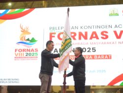 Plt Sekda Aceh Lepas Kontingen FORNAS 2025 ke NTB, Bawa Misi Budaya dan Sportivitas