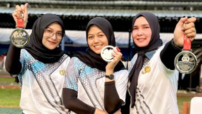 Polwan Polda Aceh Raih Juara II Presisi Beregu Kejuaraan Menembak Kapolri Cup 2025