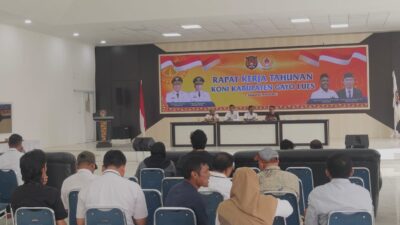 KONI Gayo Lues Gelar Rapat Kerja Tahunan, Bahas Persiapan Pra PORA