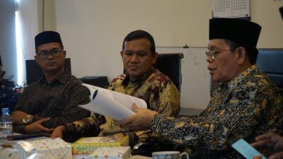 Sampaikan Aspirasi Terkait Status Tanah Wakaf Blang Padang, Wagub Aceh Temui Sekjen MUI