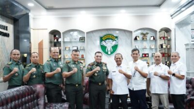 Pangdam IM Terima Audiensi Kepala Bidang Peralatan PB PON XXI Aceh, Ini yang Dibahas