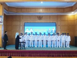Plt Sekda Kota Langsa Lantik dan Kukuhkan Puluhan Pj Geuchik