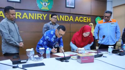 UIN Ar-Raniry dan KPTM Malaysia Jalin Kerja Sama Bidang Pendidikan
