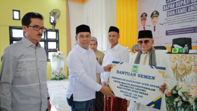 Buka Jambore Kemanusiaan Peduli Kesehatan, Bupati Aceh Besar Minta PDAM Tirta Mountala Bangun WTP di Lhoong