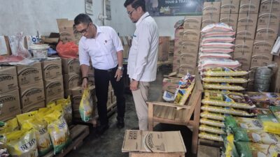 Antisipasi Peredaran Beras Oplosan, Polresta dan Bulog Lakukan Sidak di Pasar