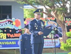 Lanud Maimun Saleh Gelar Upacara Peringati Hari Bakti TNI AU