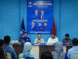 Pimpin Rapat Perdana, Dek Gam Targetkan PAN Aceh Raih Tiga Kursi DPR RI