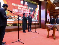 Gubernur Mualem Lantik M Nasir Sebagai Sekda Aceh