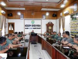 Kasdim 0101/KBA Ajak Para Perwira Tingkatkan Profesionalisme dan Loyalitas