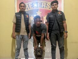 Satreskrim Polres Pidie Jaya Gulung Pelaku Pencurian Mesin Kincir Tambak Udang