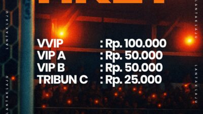 Laga Persiraja vs Barito Putera Tiket Dijual Manual Mulai Rp 25 Ribu