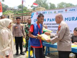 Gerakan Pangan Murah, Polres Sabang Salurkan Beras SPHP Untuk Masyarakat