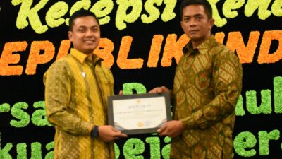 Malam Resepsi HUT ke-80 RI di Kota Langsa Diwarnai Penyerahan Penghargaan kepada Kapolres