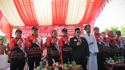 Wagub Fadhlullah Sambut Peserta Pawai Budaya HUT ke-80 RI