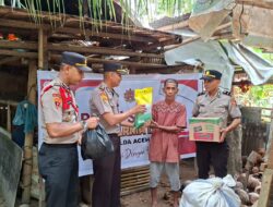 Lewat Baksos, Calon Perwira Polres Pidie Jaya Hadirkan Kepedulian di Meureudu